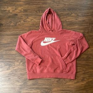 Pink Nike hoodie
